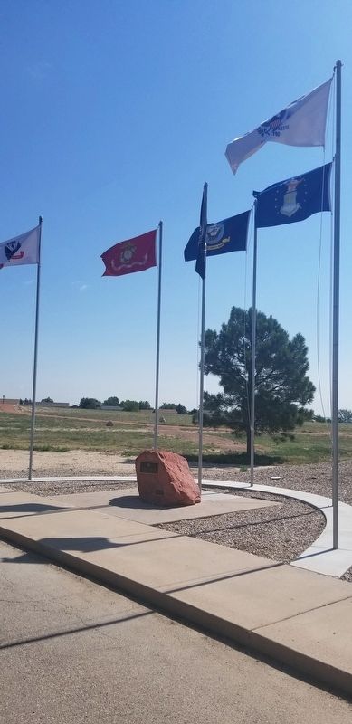 The view of the Pueblo West Veterans Memorial image. Click for full size.