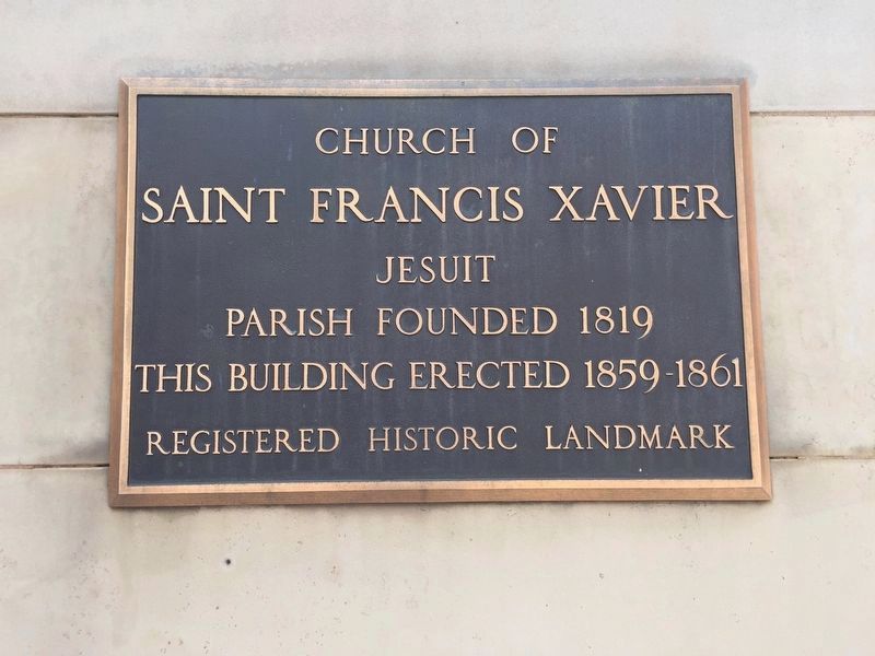 Church of Saint Francis Xavier Marker image. Click for full size.