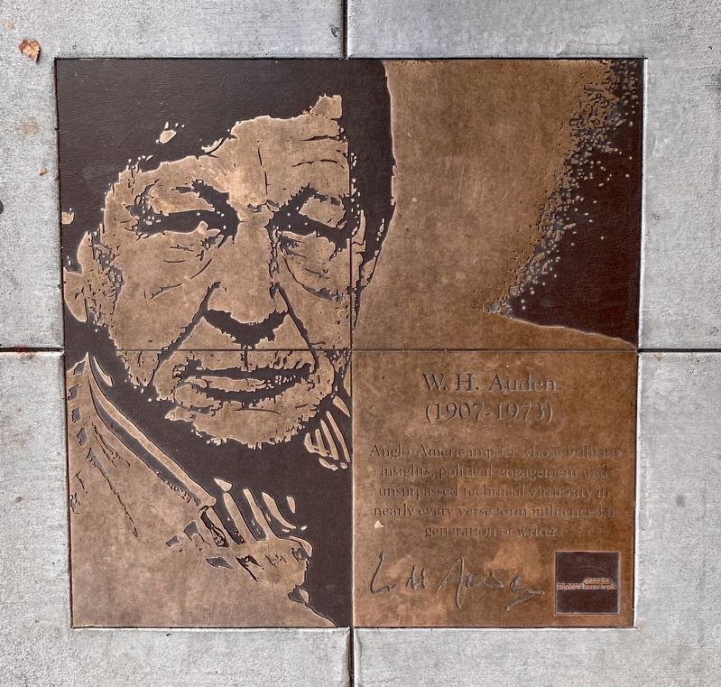 W.H. Auden Marker image. Click for full size.