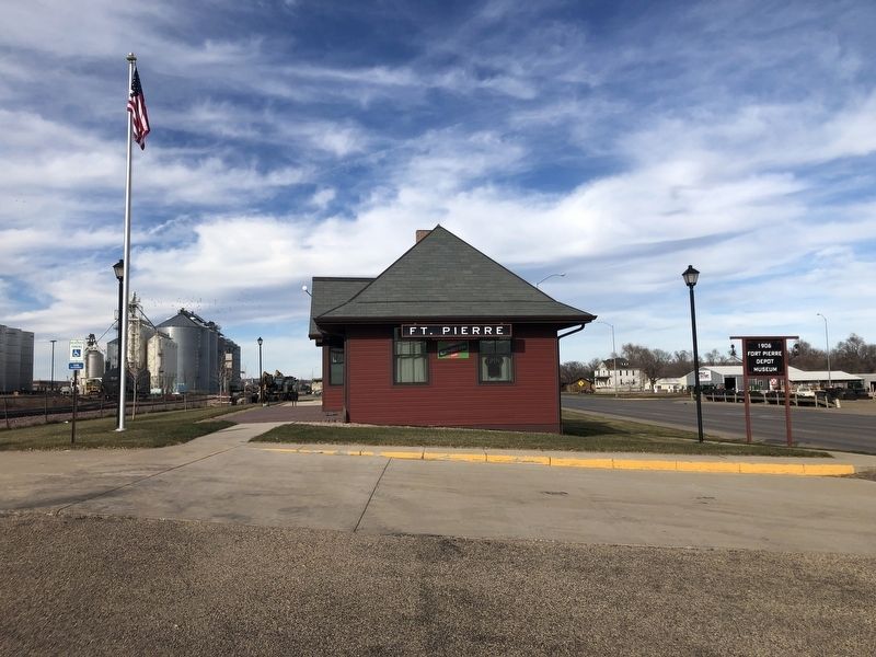 Fort Pierre Depot Museum. Click for full size. Fort Pierre Depot Museum image. Click for full size.