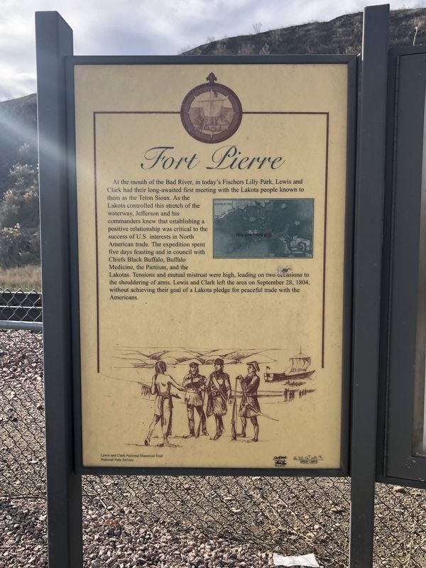 Fort Pierre Marker image. Click for full size.