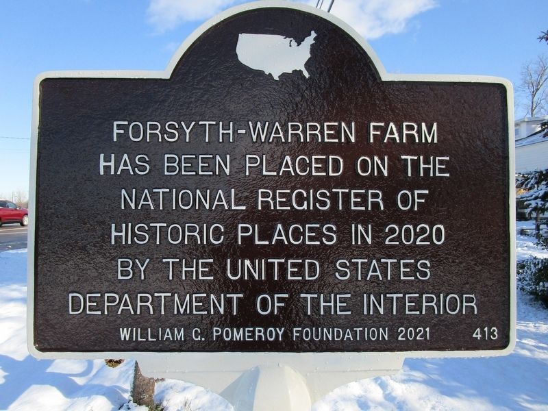 Forsyth-Warren Farm Marker image. Click for full size.