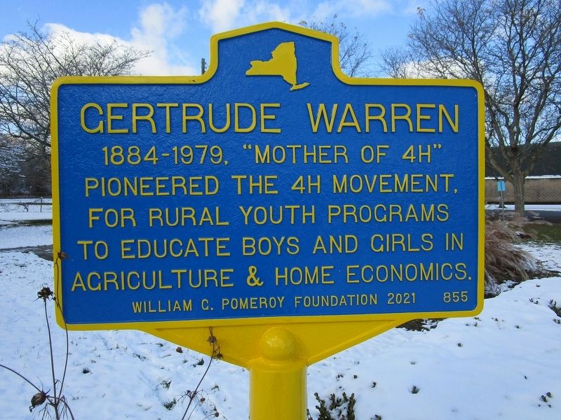 Gertrude Warren Marker image. Click for full size.