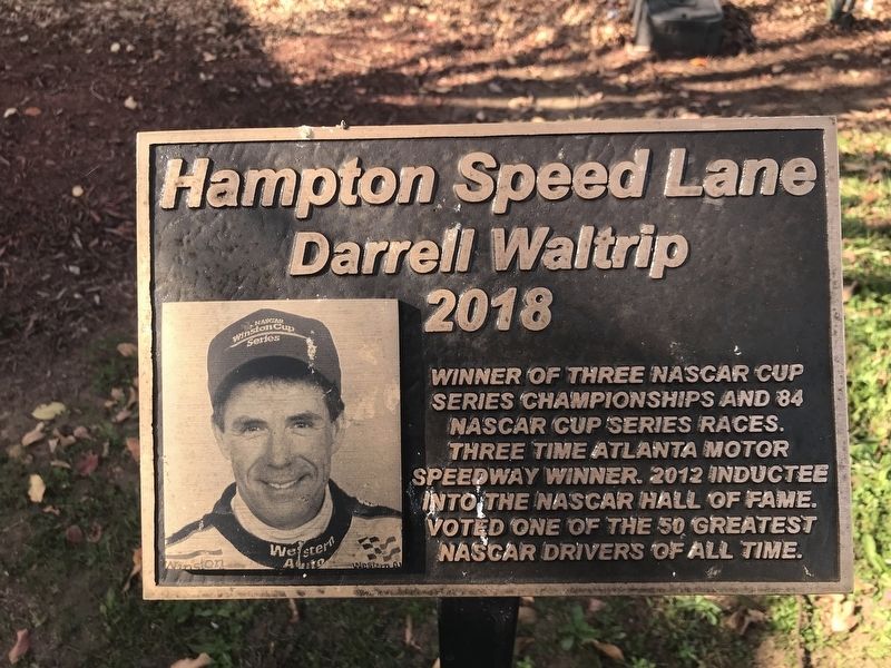 Hampton Speed Lane Marker image. Click for full size.