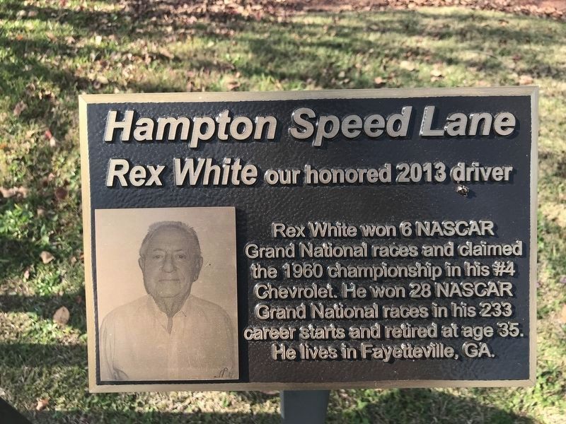 Rex White Marker. Click for full size. Rex White Marker image. Click for full size.