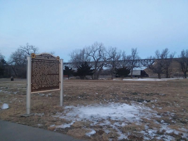 Arkalon and the Samson of the Cimarron Marker image. Click for full size.
