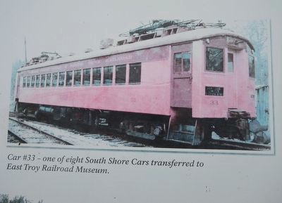 South Shore Cars Come to East Troy Marker � top right image image. Click for full size.