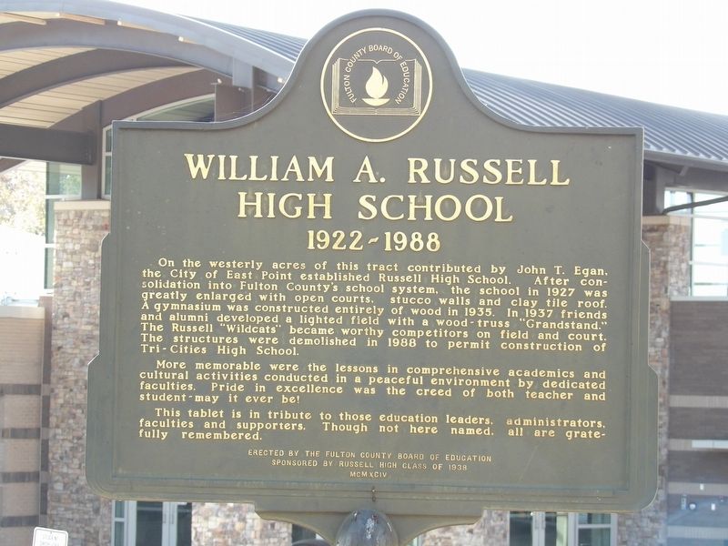 William A. Russell High School Marker image. Click for full size.