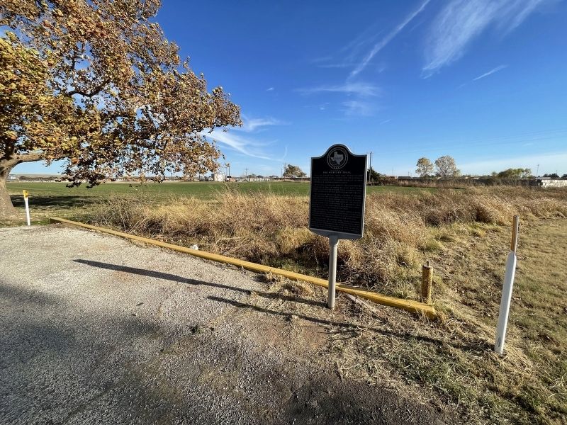 Near Route of The Western Trail Marker image. Click for full size.