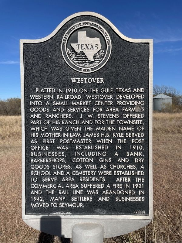 Westover Marker image. Click for full size.