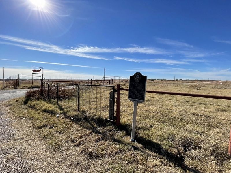 Extinct Town of Anarene Marker. Click for full size. Extinct Town of Anarene Marker image. Click for full size.