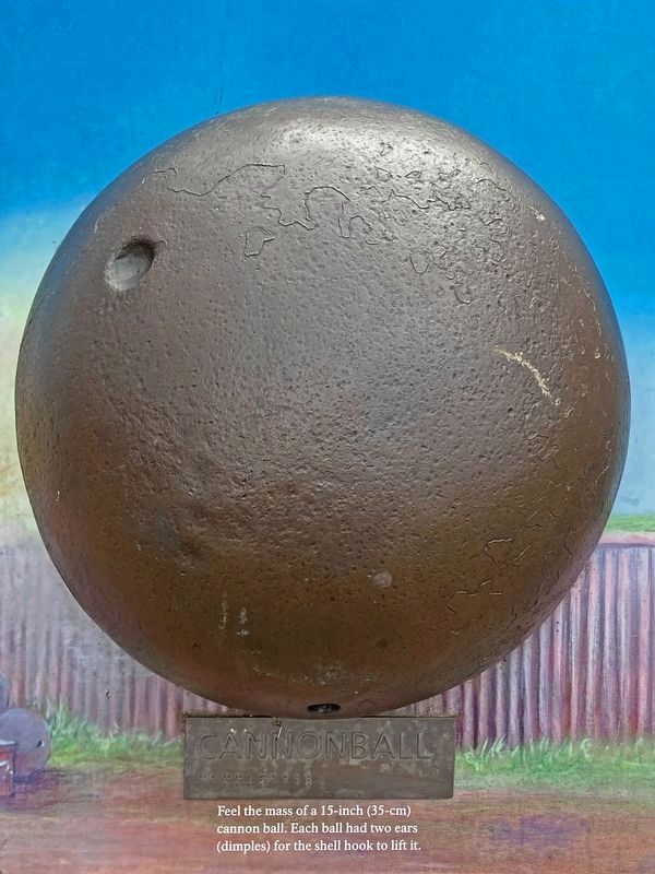 15 inch Cannonball. Click for full size. 15 inch Cannonball image. Click for full size.