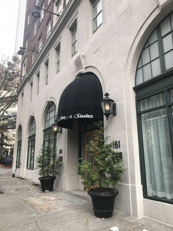 Building at 161 Spring Street Marker. Click for full size. Building at 161 Spring Street Marker image. Click for full size.