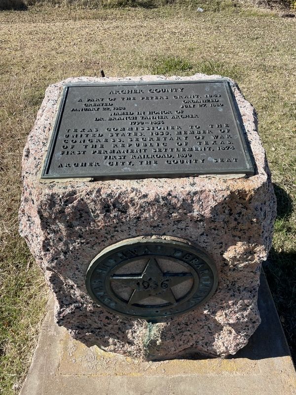Archer County Marker image. Click for full size.
