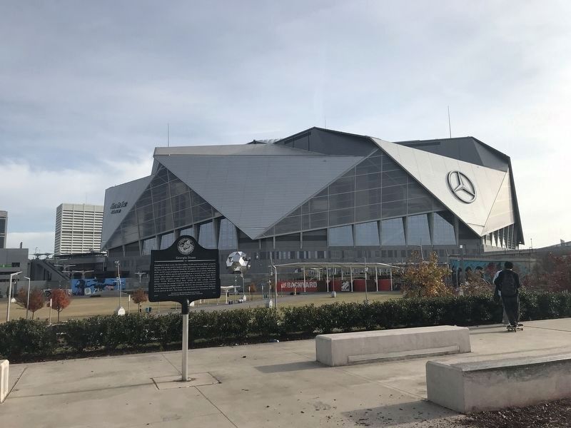Georgia Dome Marker image. Click for full size.