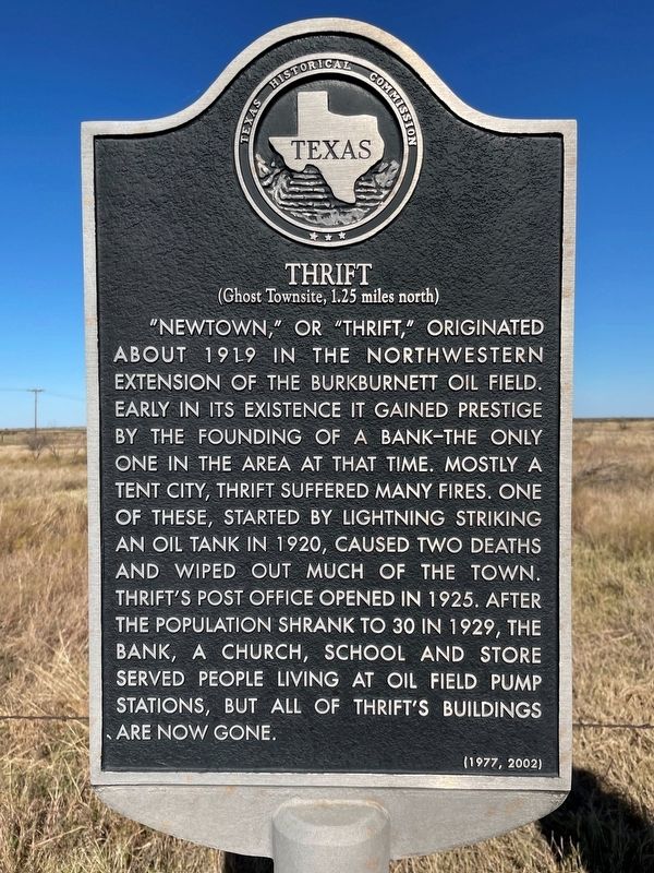 Thrift Marker image. Click for full size.
