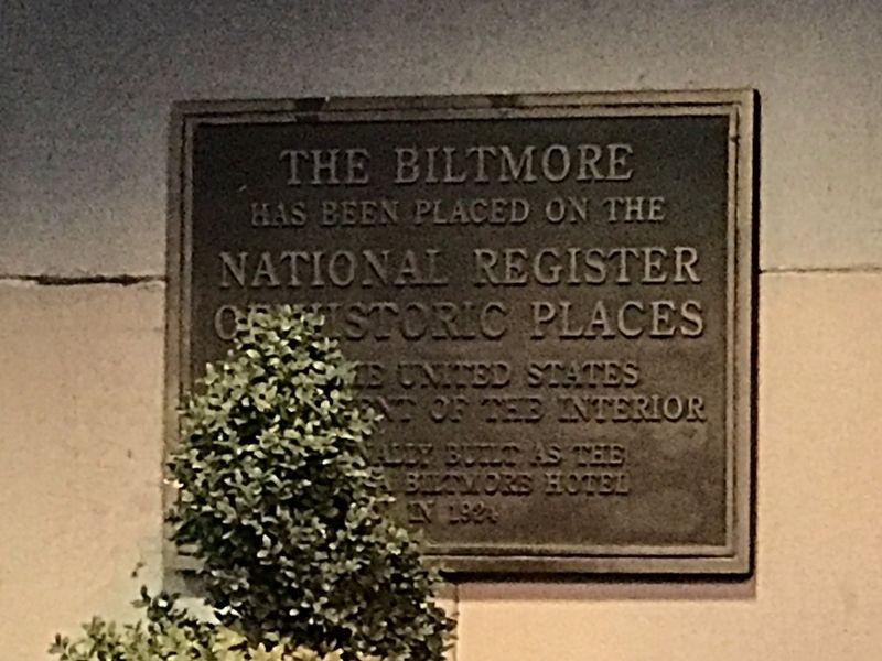 The Biltmore Marker image. Click for full size.
