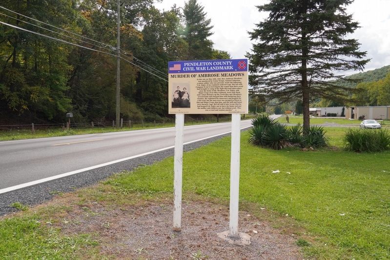 Murder of Ambrose Meadows Marker image. Click for full size.