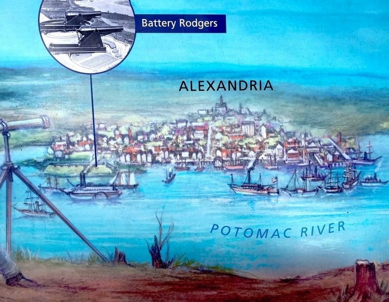 Alexandria and Battery Rodgers. Click for full size. Alexandria and Battery Rodgers image. Click for full size.