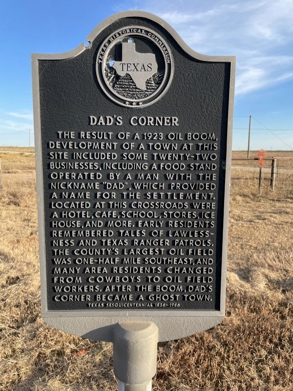 Dad's Corner Marker image. Click for full size.