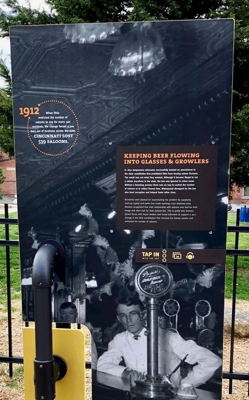 Keeping Beer Flowing into Glasses and Growlers Marker image. Click for full size.
