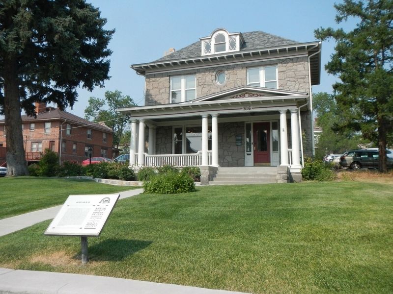 Olsen House and Marker image. Click for full size.