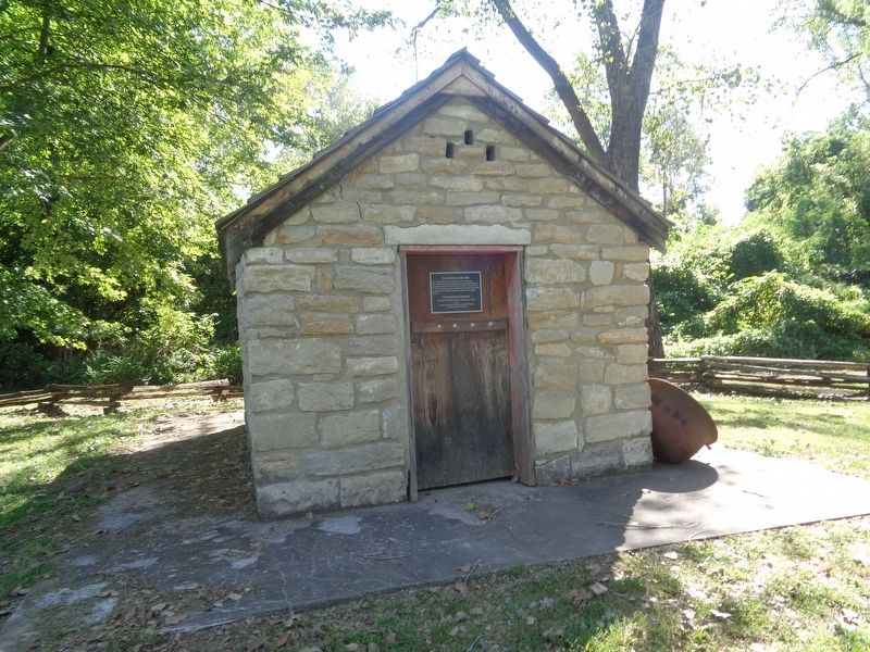 Stone Smokehouse Marker. Click for full size. Stone Smokehouse Marker image. Click for full size.