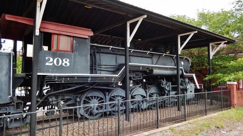 Gainesville Midland Locomotive № 208<br>(<i>the "decapod"</i>) image. Click for full size.
