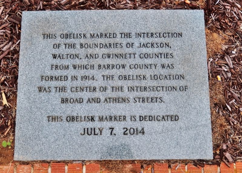 County Boundary Obelisk Marker image. Click for full size.