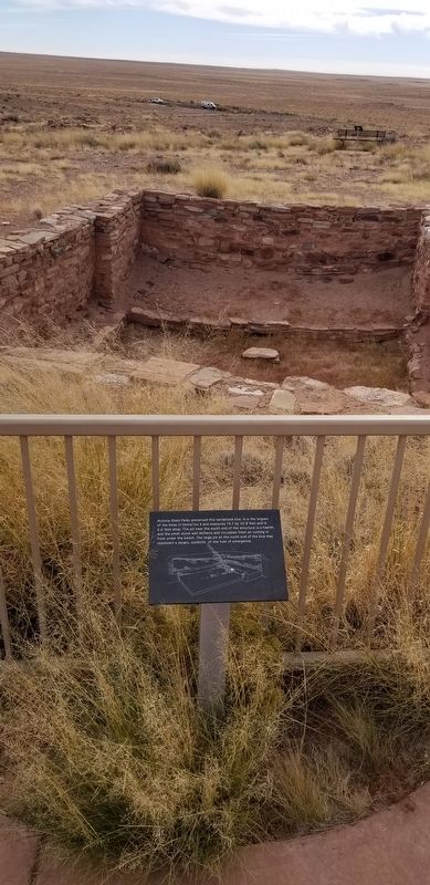 The Vandalized Kiva and Marker image. Click for full size.