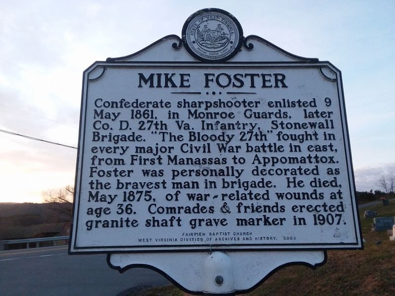 Mike Foster Marker image. Click for full size.