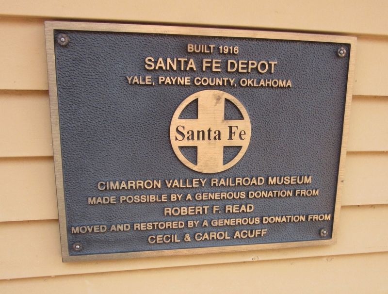 Santa Fe Depot Marker image. Click for full size.