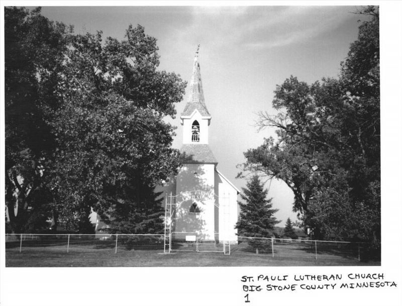St. Pauli Norwegian Evangelical Lutheran Church image. Click for more information.