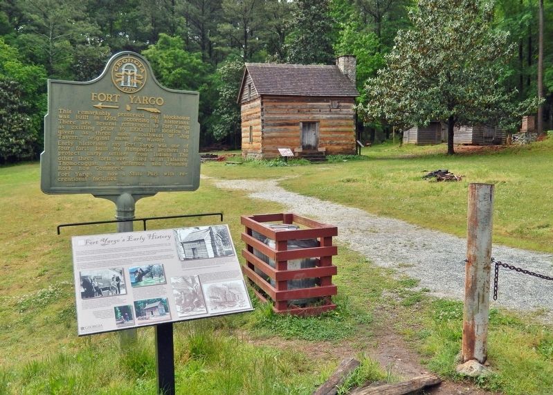 Fort Yargo's Early History Marker image. Click for full size.