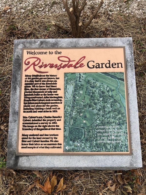 Welcome to the Riverdsale Garden Marker image. Click for full size.