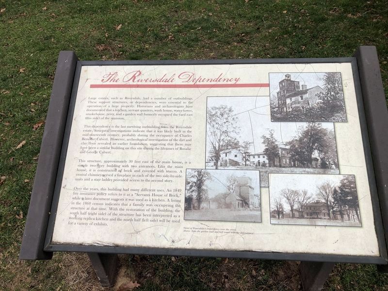 The Riversdale Dependency Marker image. Click for full size.