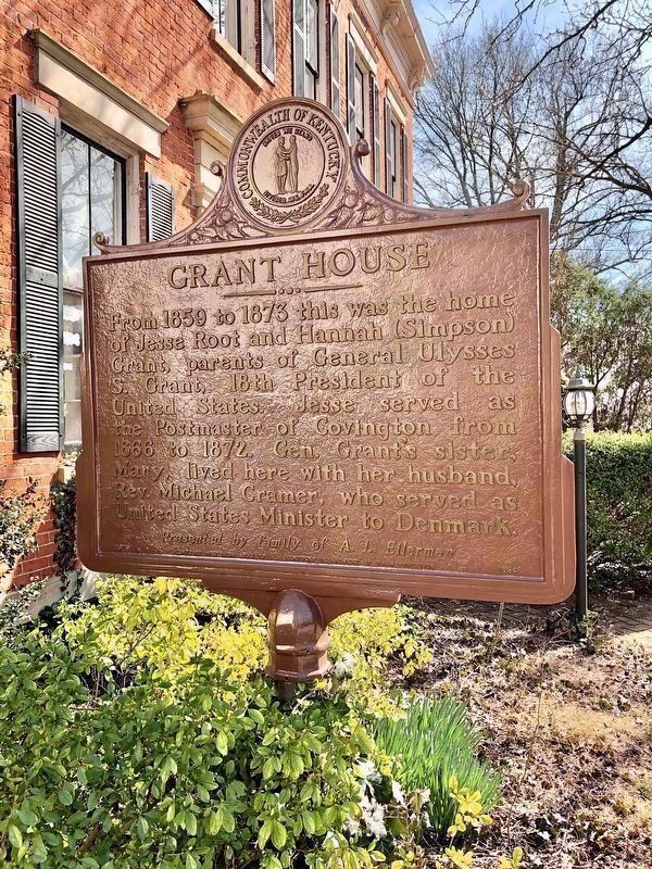 Grant House Marker (Side A) image. Click for full size.