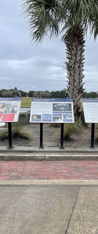 The Navy & Marine Corps in Orlando Today Marker. Click for full size. The Navy & Marine Corps in Orlando Today Marker image. Click for full size.