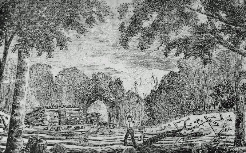 Marker detail: Historical Illustration. Click for full size. Marker detail: Historical Illustration image. Click for full size.