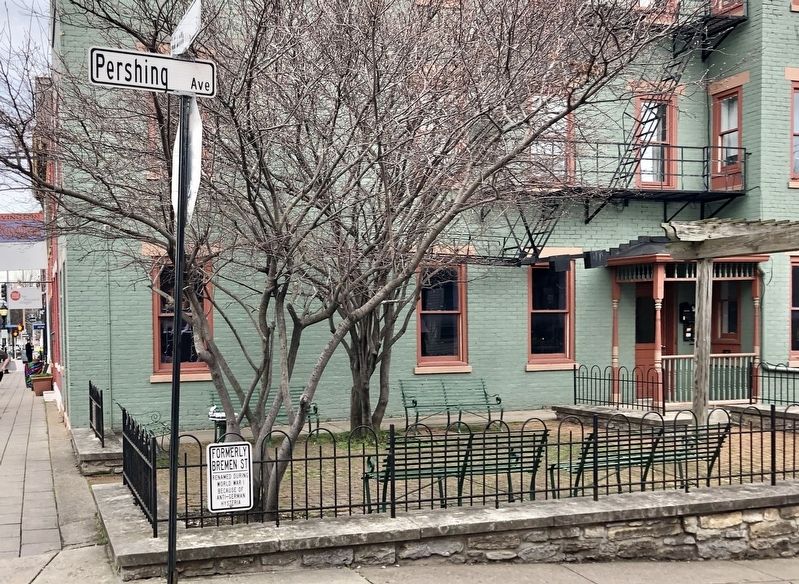 Formerly Bremen Street Marker. Click for full size. Formerly Bremen Street Marker image. Click for full size.