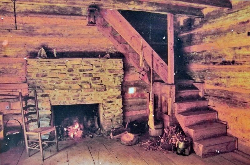 Marker detail: Fort Yargo Cabin Interior. Click for full size. Marker detail: Fort Yargo Cabin Interior image. Click for full size.