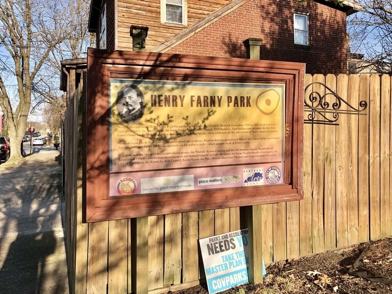 Henry Farny Park Marker image. Click for full size.