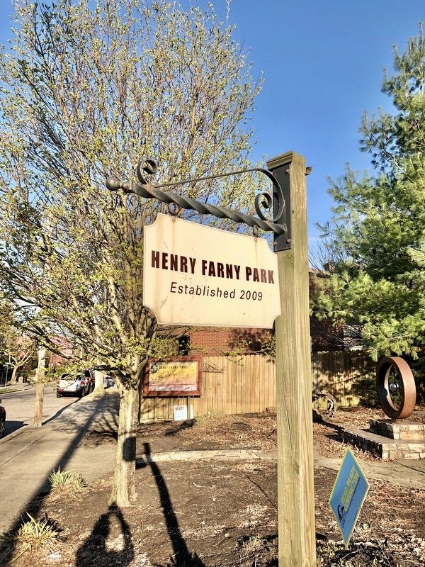 Henry Farny Park Marker image. Click for full size.