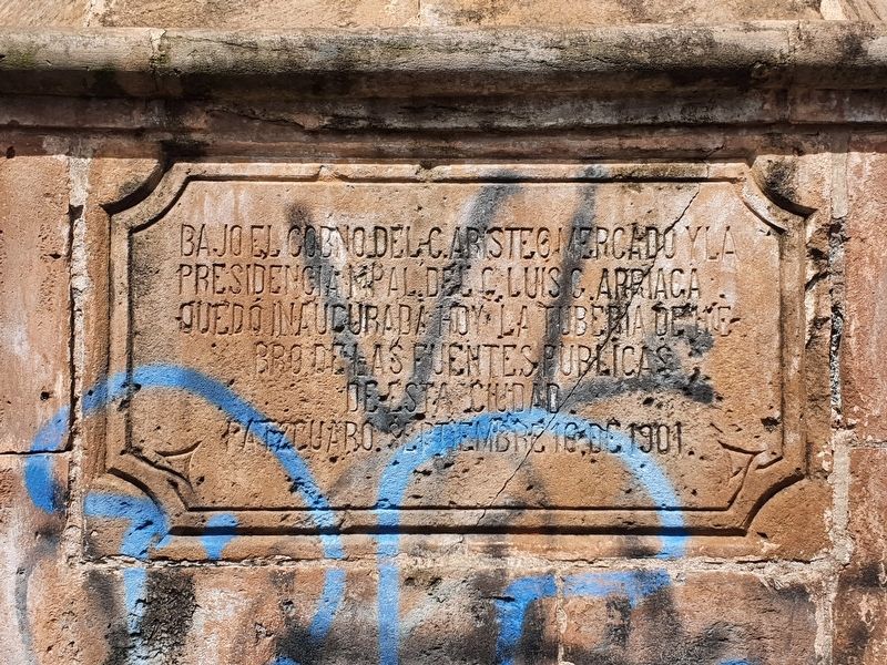 An additional Pátzcuaro water system marker. Click for full size. An additional Pátzcuaro water system marker image. Click for full size.