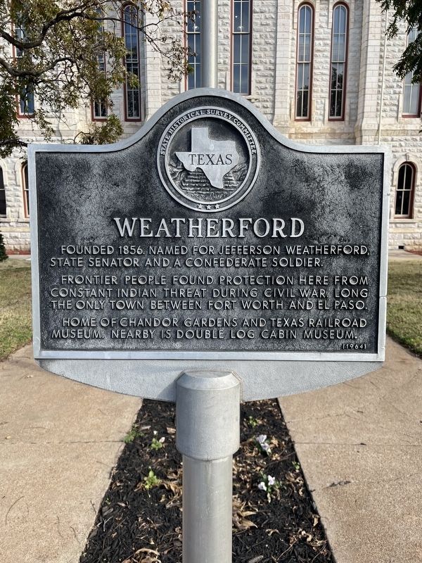 Weatherford Marker image. Click for full size.