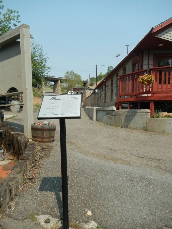 Morelli Bridge and Marker image. Click for full size.