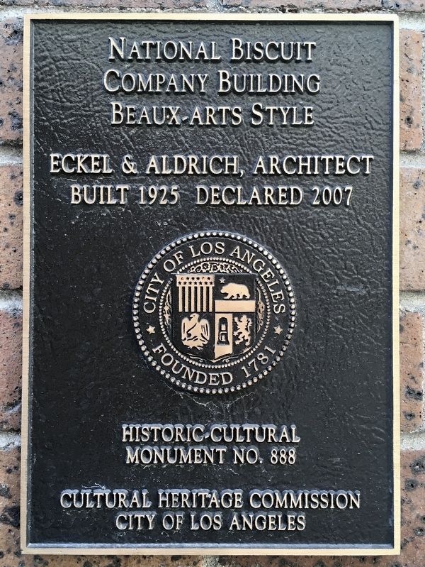 National Biscuit Company Building Marker image. Click for full size.