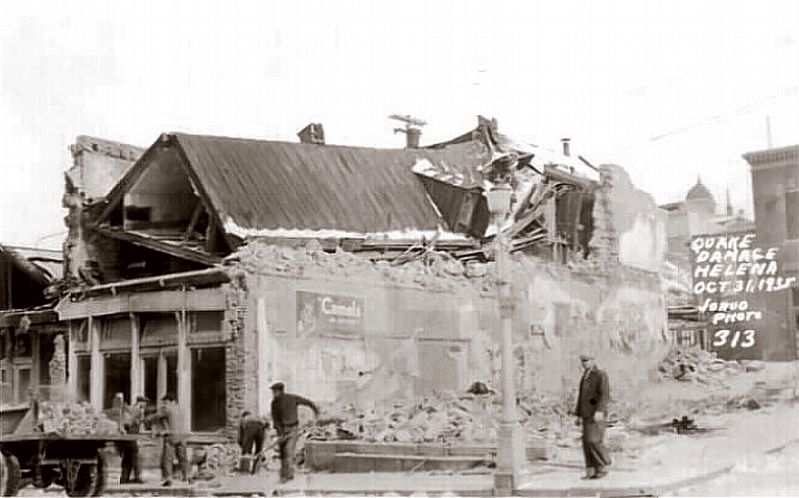 1935 Earthquake Damage image. Click for full size.