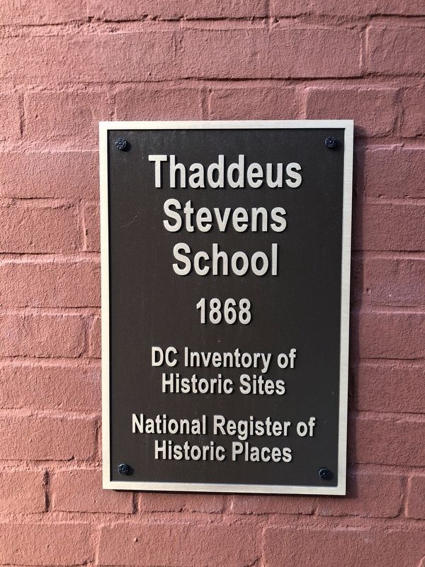 Thaddeus Stevens School Marker image. Click for full size.