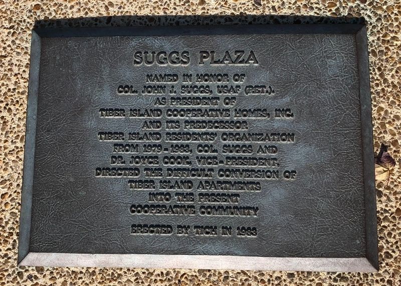 Suggs Plaza Marker. Click for full size. Suggs Plaza Marker image. Click for full size.